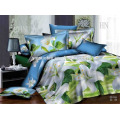 100% polyster printed scenery 3D bedding set